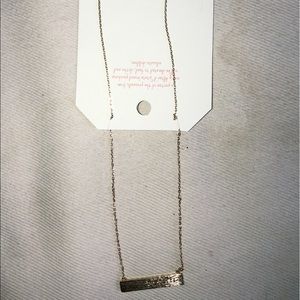 18inch gold “be still” necklace